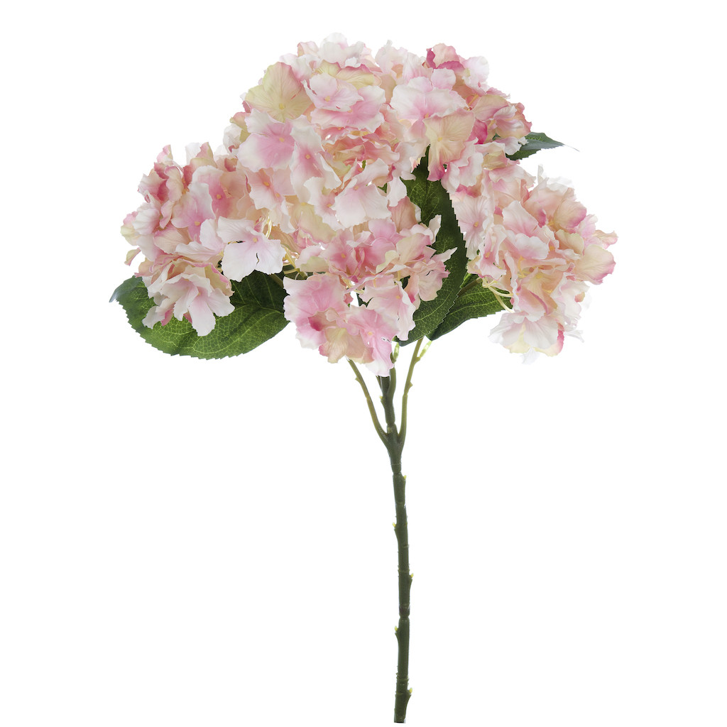 Ortensia artificiale rosa h57 cm, Blanc Mariclò - Fiori - Profumi e fiori